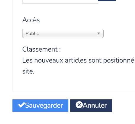 sauvegarde
